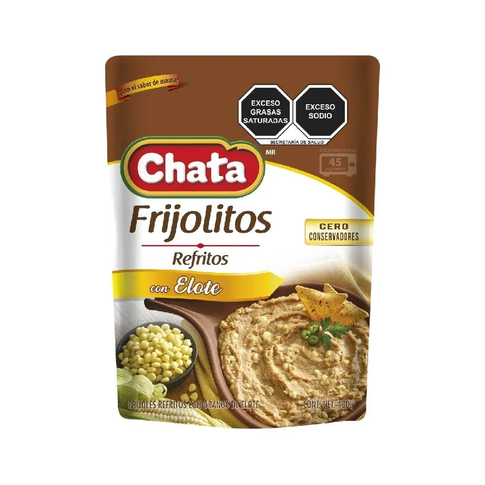 Chata Refried Beans With Corn