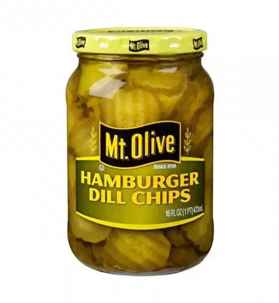 Mt. Olive Hamburger Dill Chip Pickles