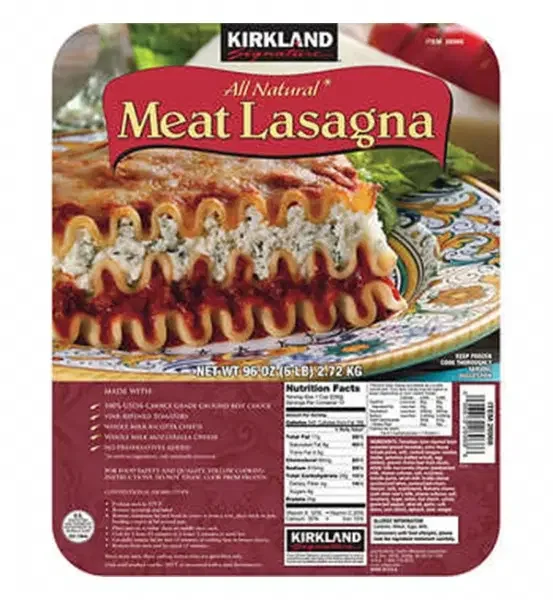Kirkland Lasagne, Meat