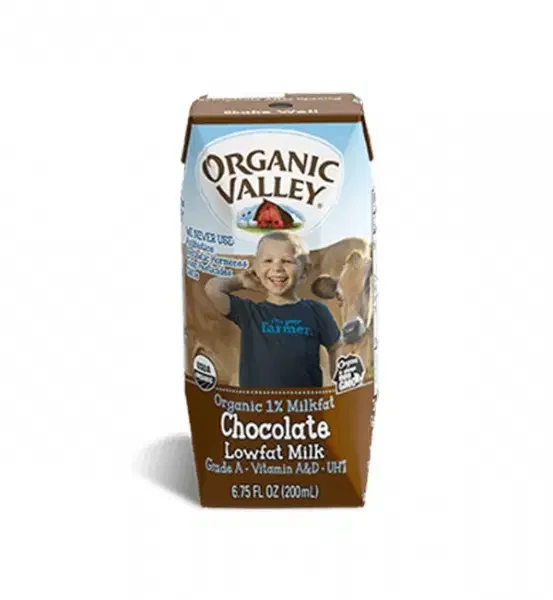 Organic Valley Milk, Lowfat Chocolate