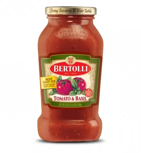Bertolli Pasta Sauce, Tomato and Basil