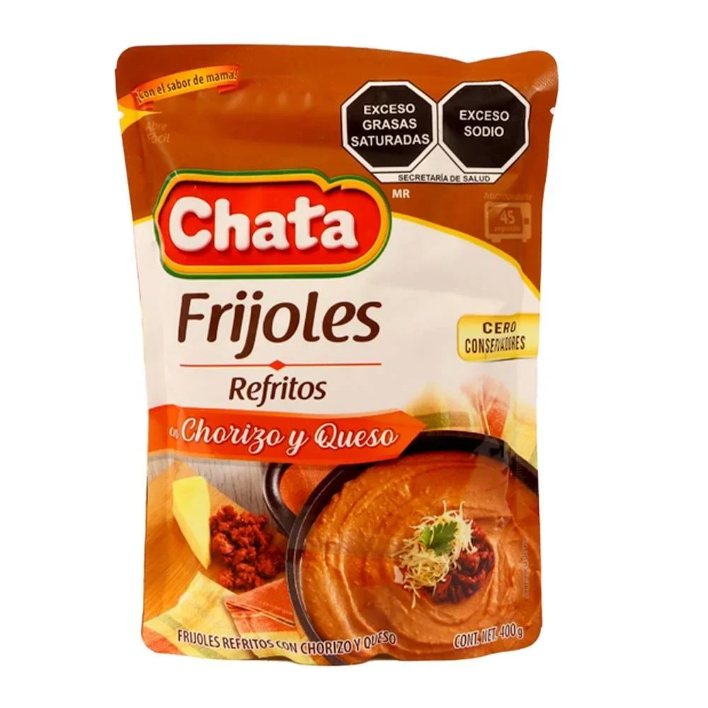 Chata Refried Beans With Chorizo