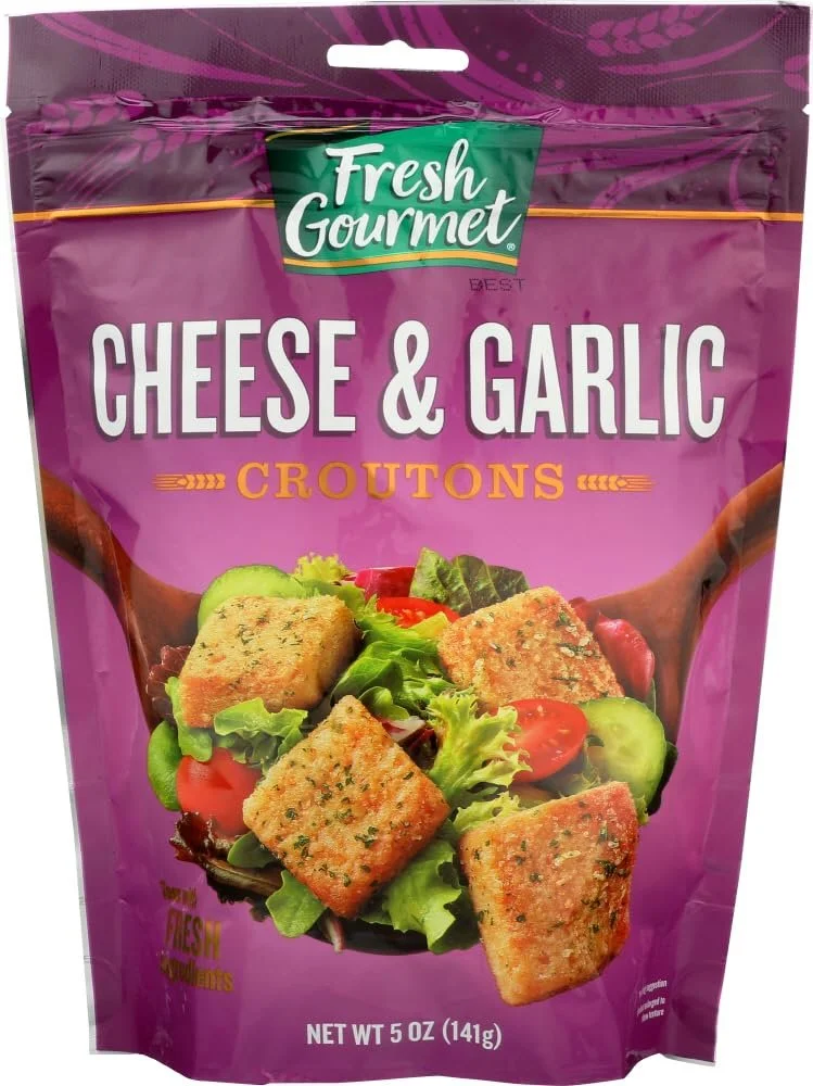 Gourmet Croutons Cheese  & Garlic Flavor