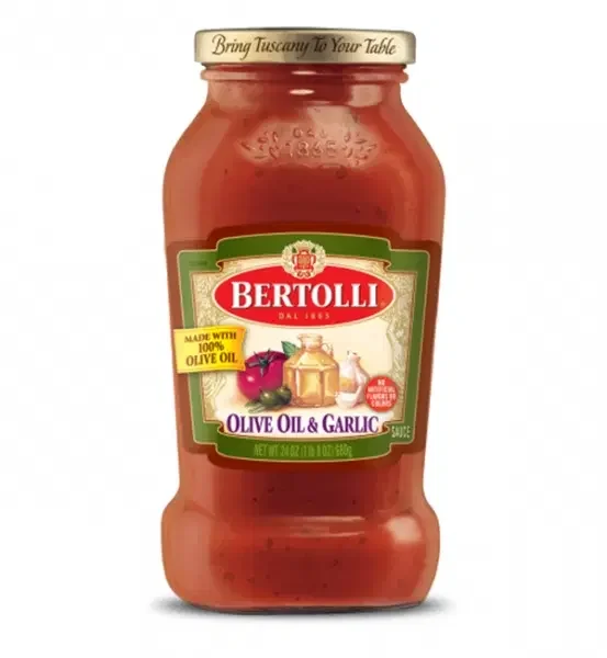 Bertolli Pasta Sauce, Olive Oil and Garlic