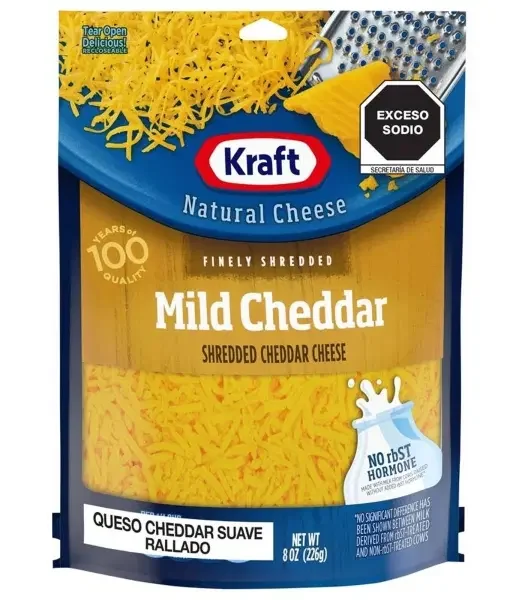 Kraft Shredded Cheese, Cheddar