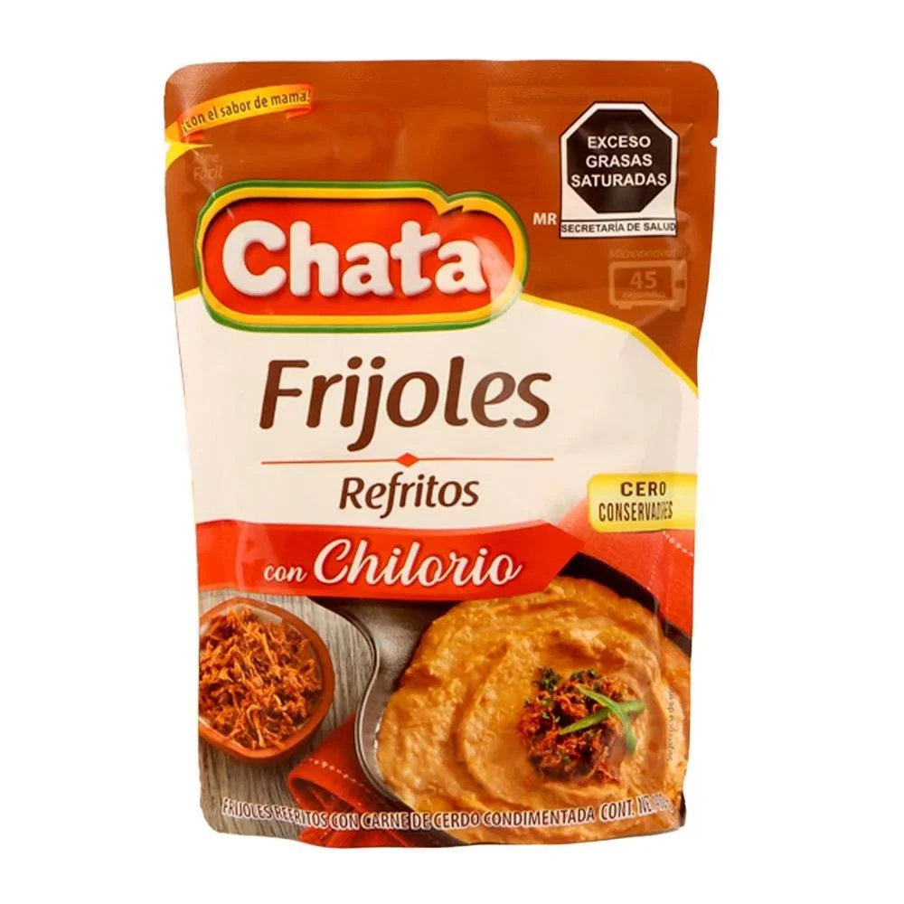 Chata Refried Beans With Chilorio