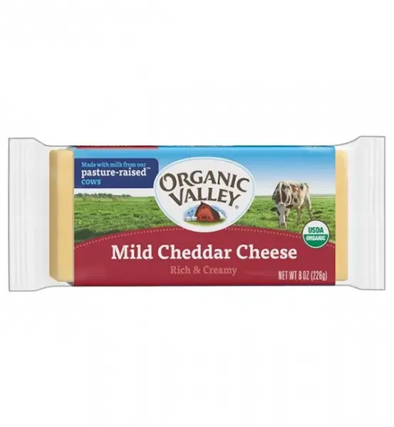 Organic Valley Cheese, Mild Cheddar