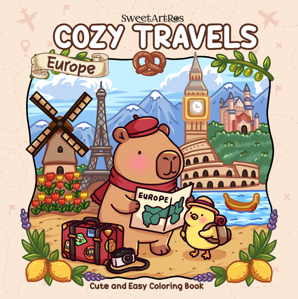 Little Cozy Capybara Travels Europe