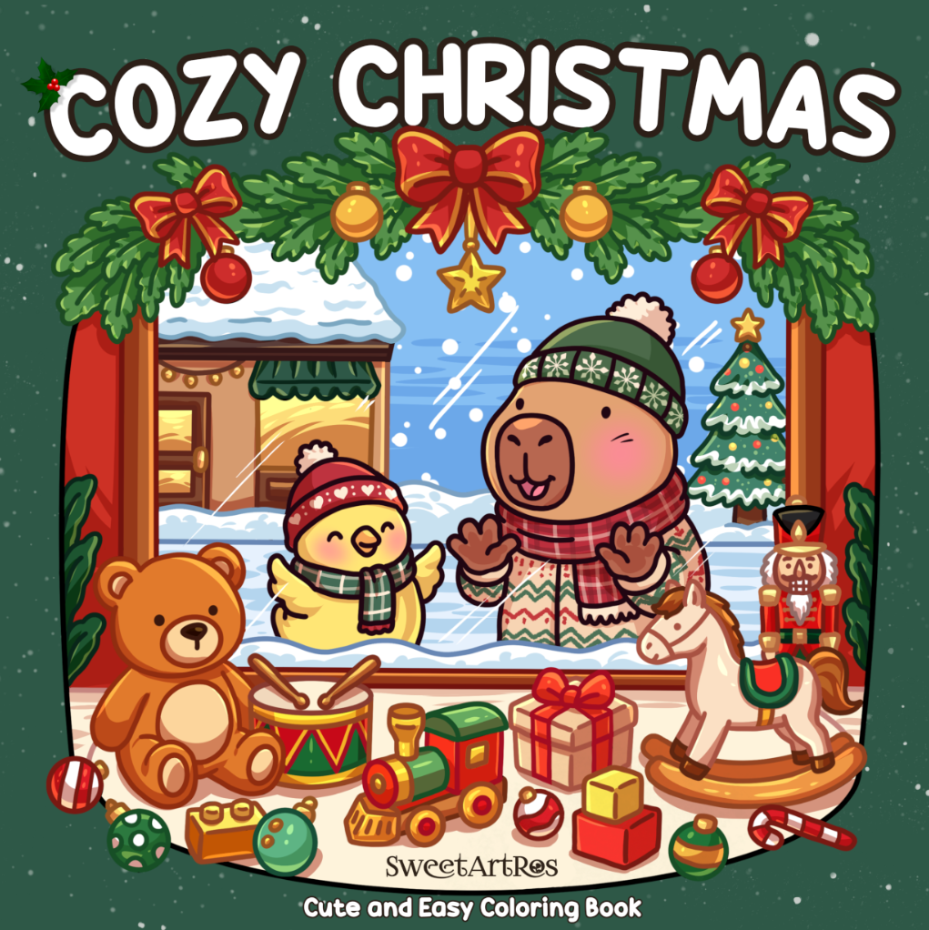 Cozy Christmas Capybara