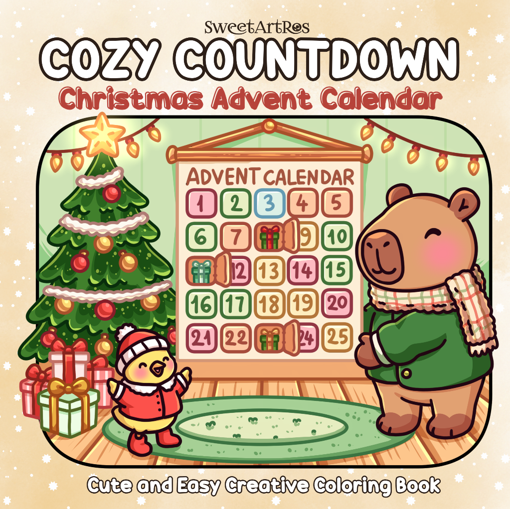 Little Capybara Cozy Countdown Calendar