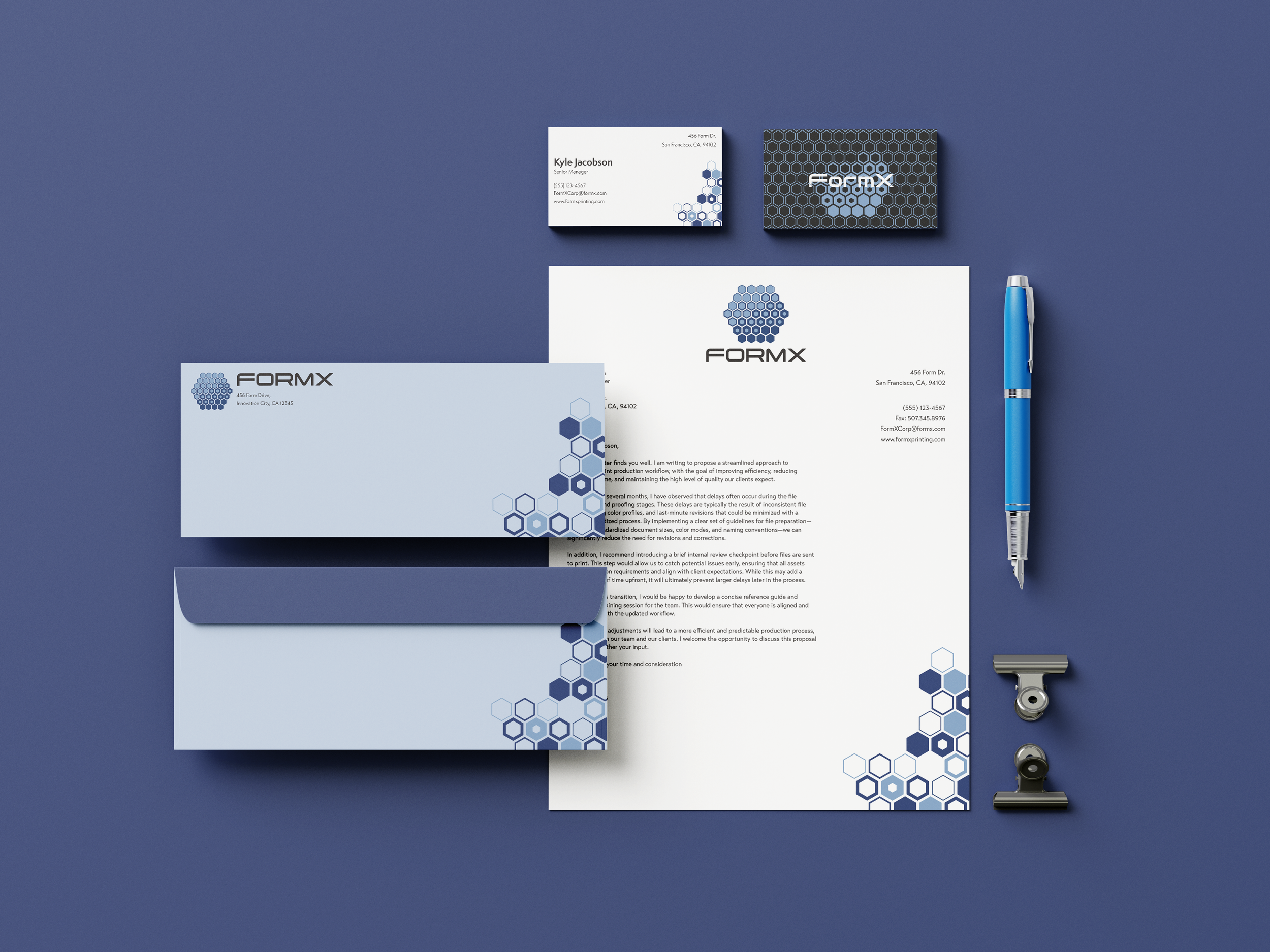 Form X Stationary