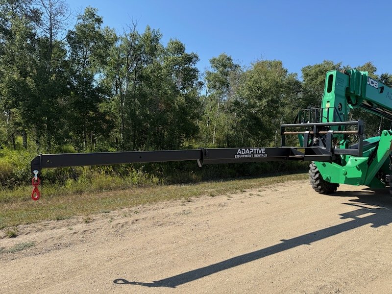 Telescopic truss jib attachment for telehandler