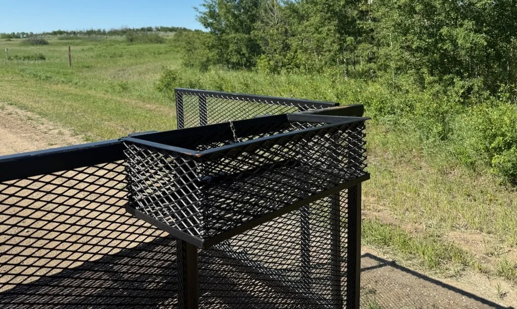 Tool baskets for telehandler work platform