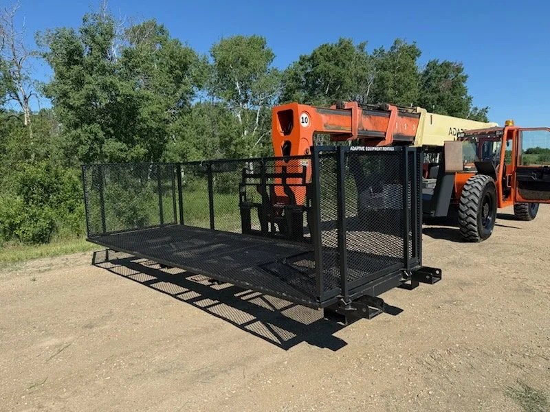 5 x 14 telehandler work platform and man basket