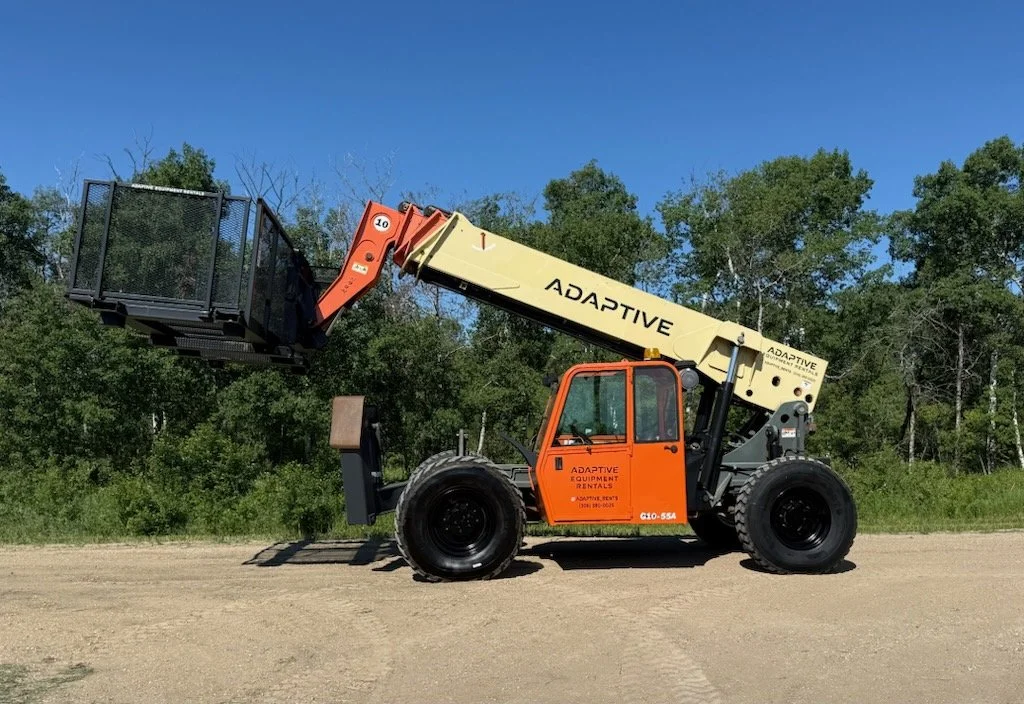 JLG G10-55A telehandler available for rent in Saskatoon