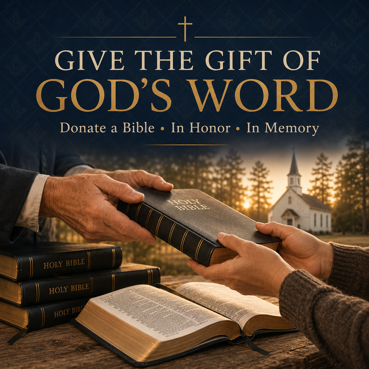 Donate a Bible.