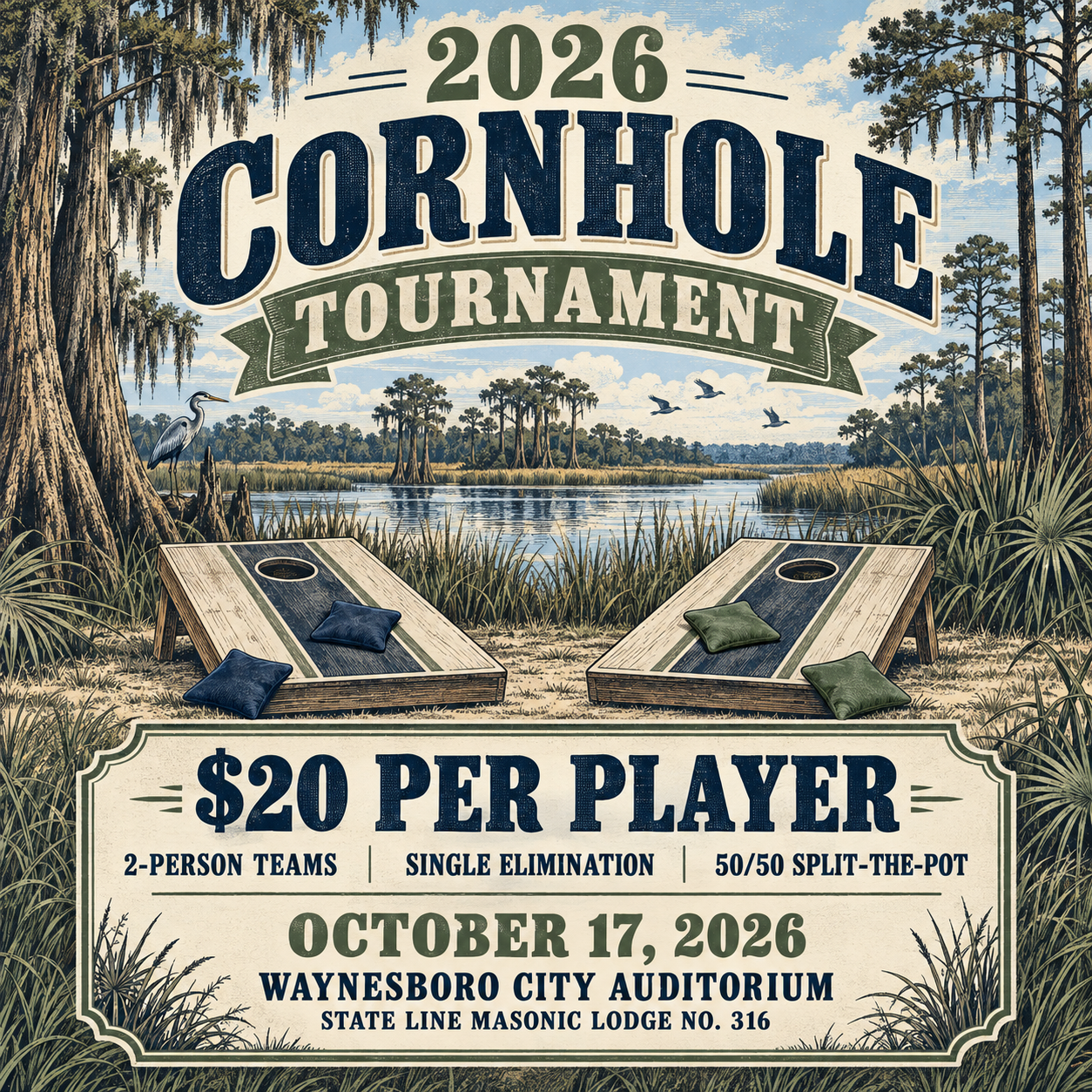 2026 Cornhole Tournament Entry