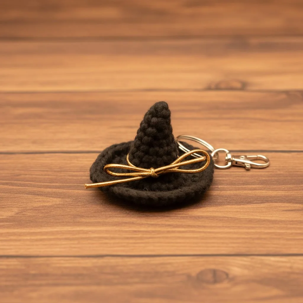 Porte-clés chapeau de sorcière