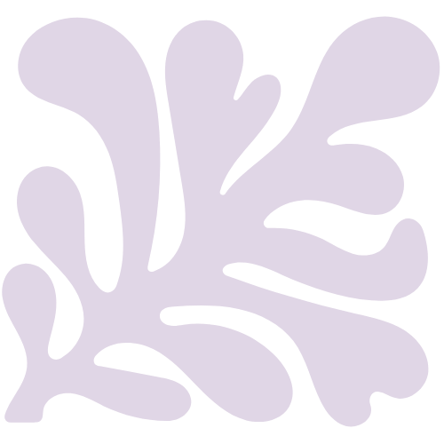 A Matisse-inspired illustration resembling florals.