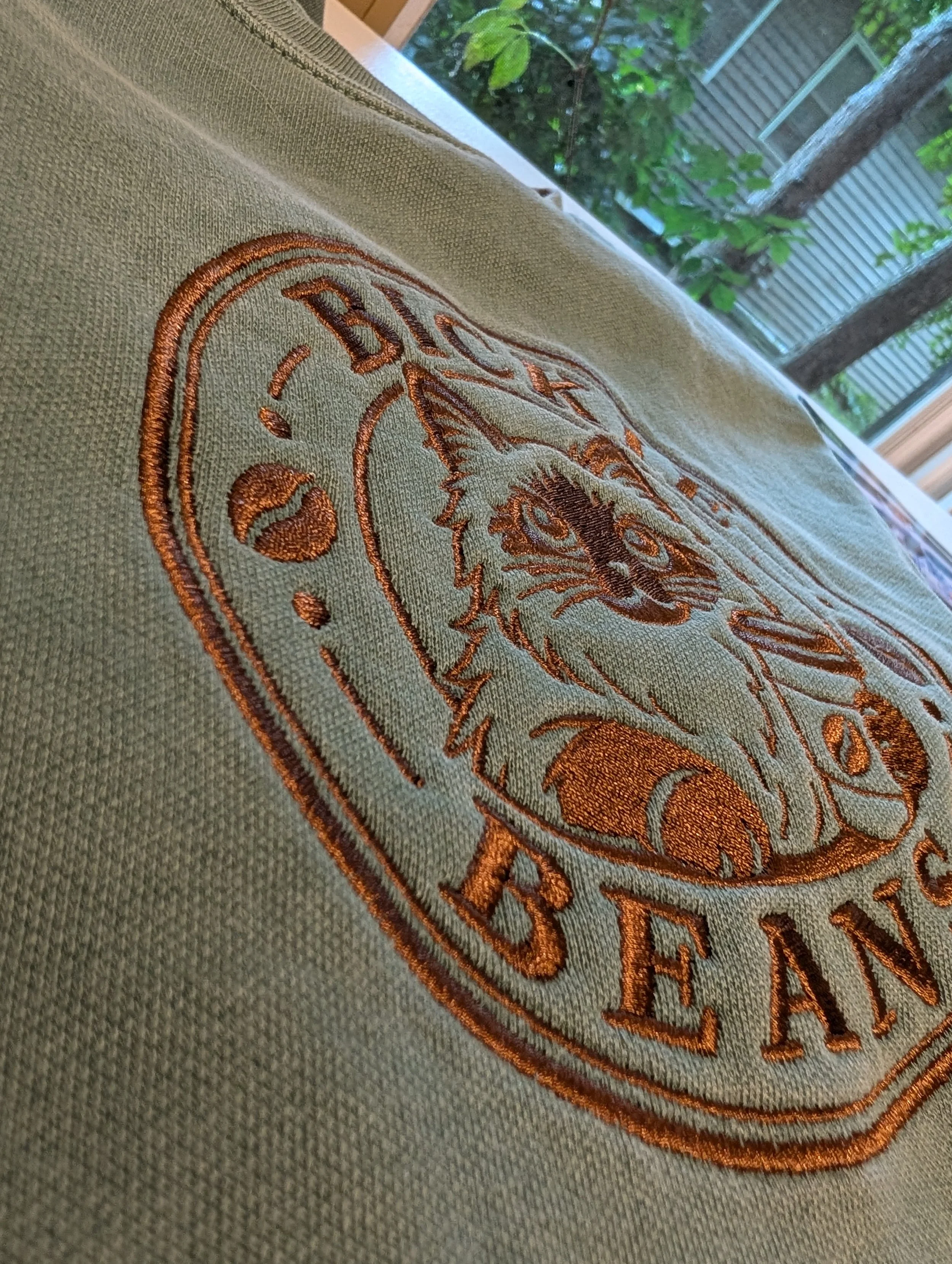 The Bickie Beans Embroidered Comfort Colors® Sweatshirt