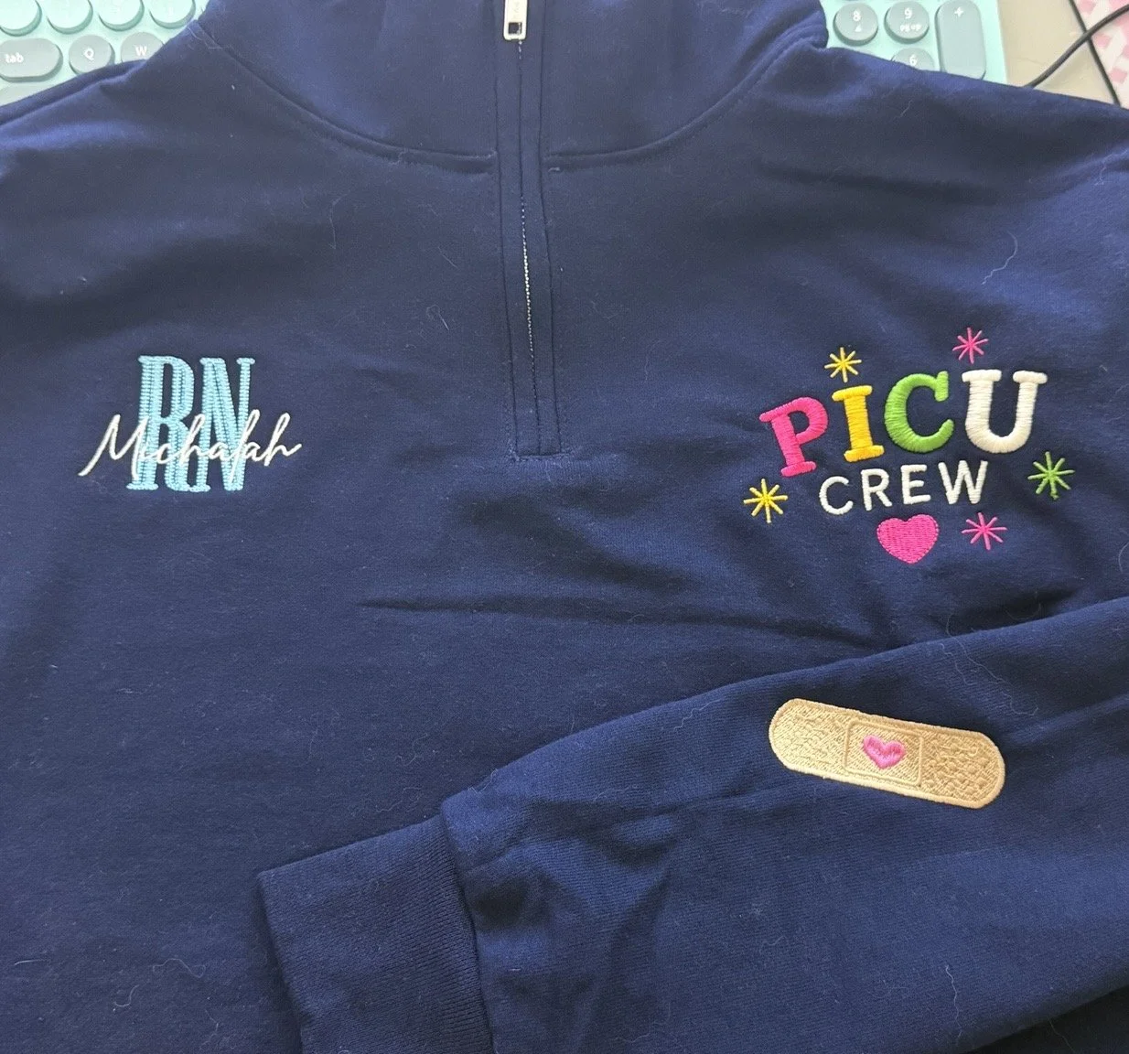 PICU Crew Quarter Zip