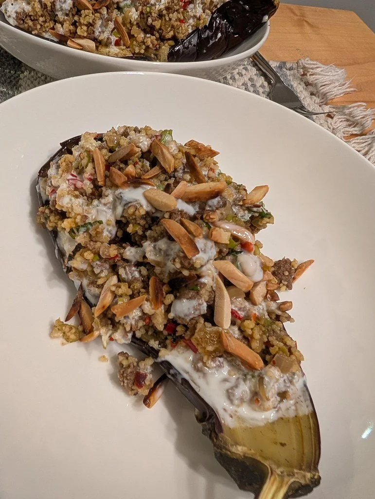 Spiced Beef Stuffed Eggplants - Excite