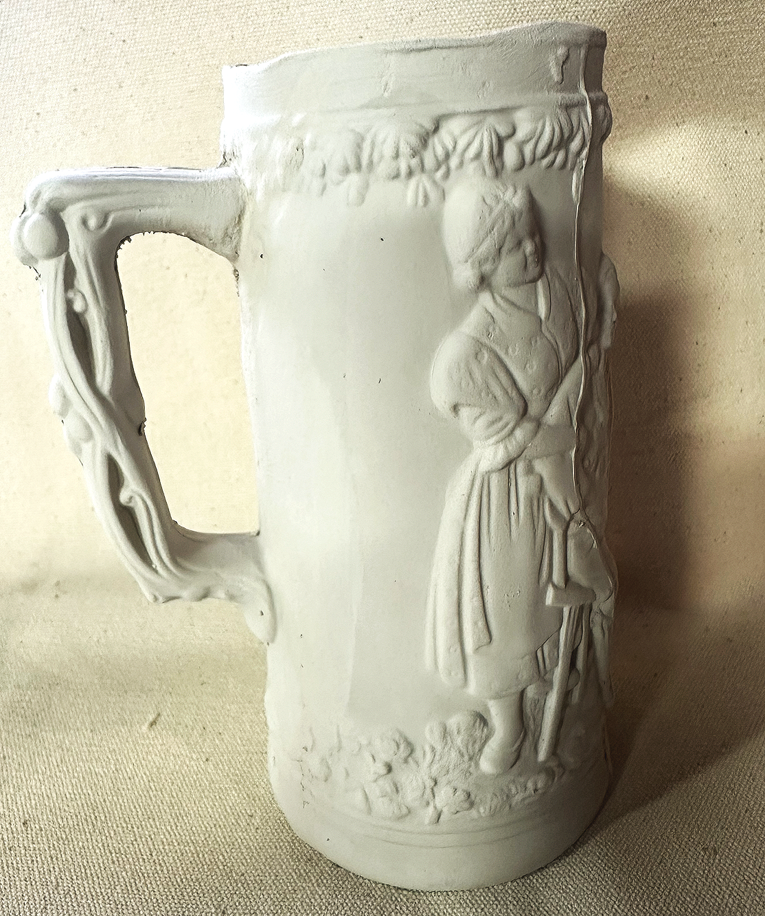 Unmarked Stein with Scene