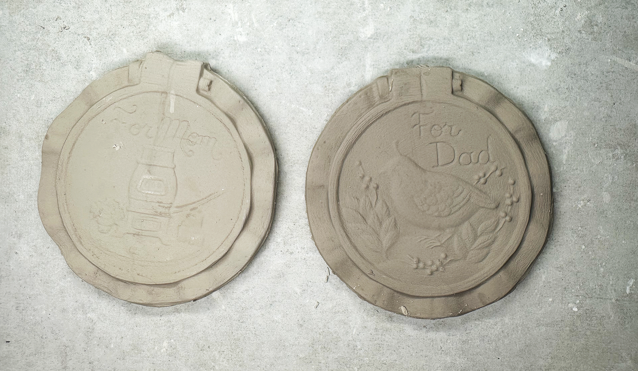 1984 Vintage Dona's Mother and Father Pottery Mold D165