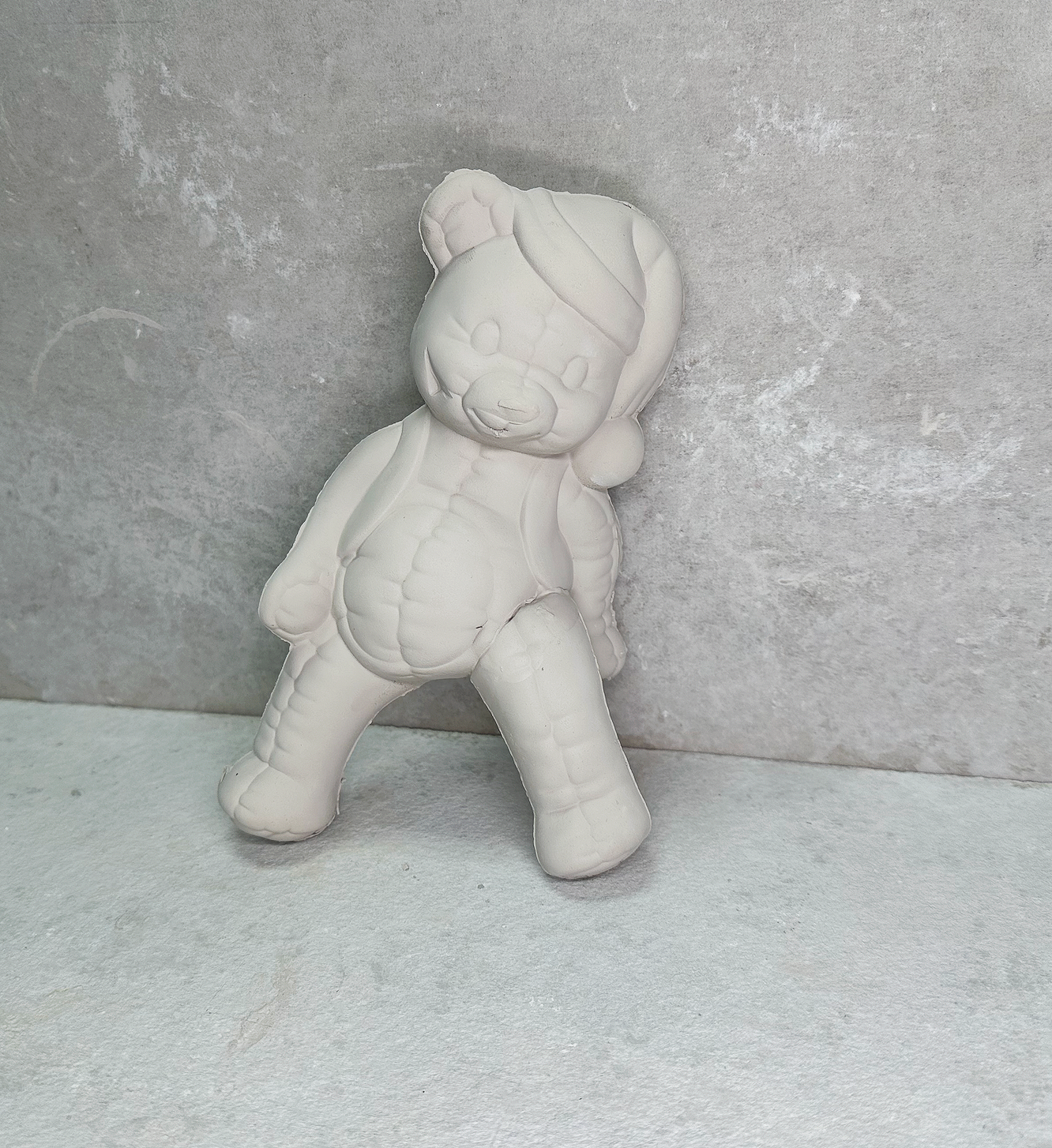 1988 Vintage Kimple Riding Bear Pottery Mold 1421