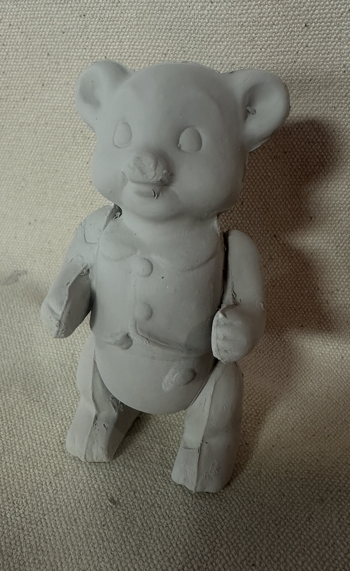 Vintage Cricket Mold Co. Teddy Doll Pottery Mold