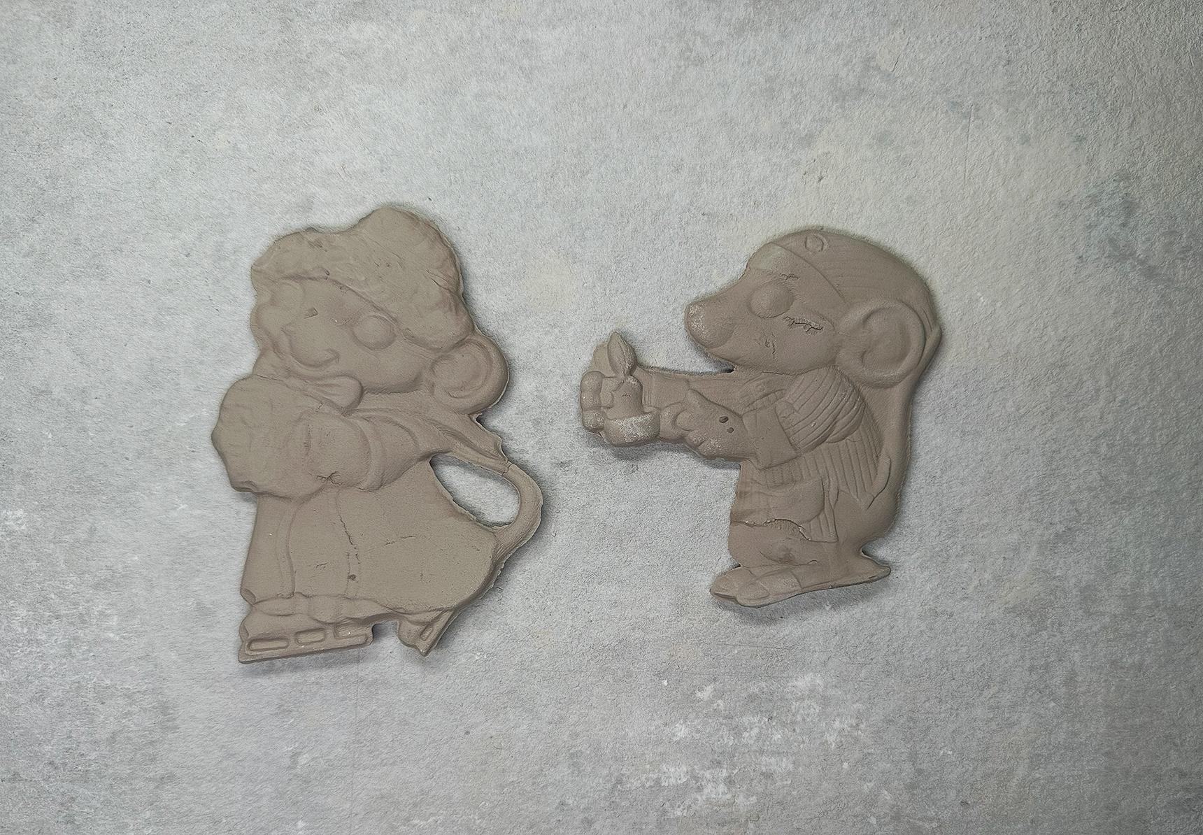 1983 Vintage Duncan Mice Ornaments #4 Pottery Mold DM-633