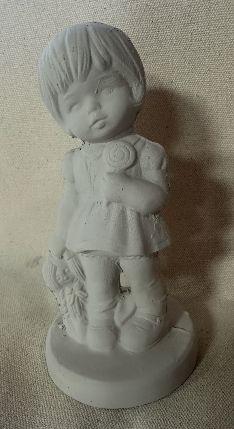 1977 Vintage Moss Landing Molds/Scioto Sweet Treat (Girl Holding Lollipop) Pottery Mold AW-211