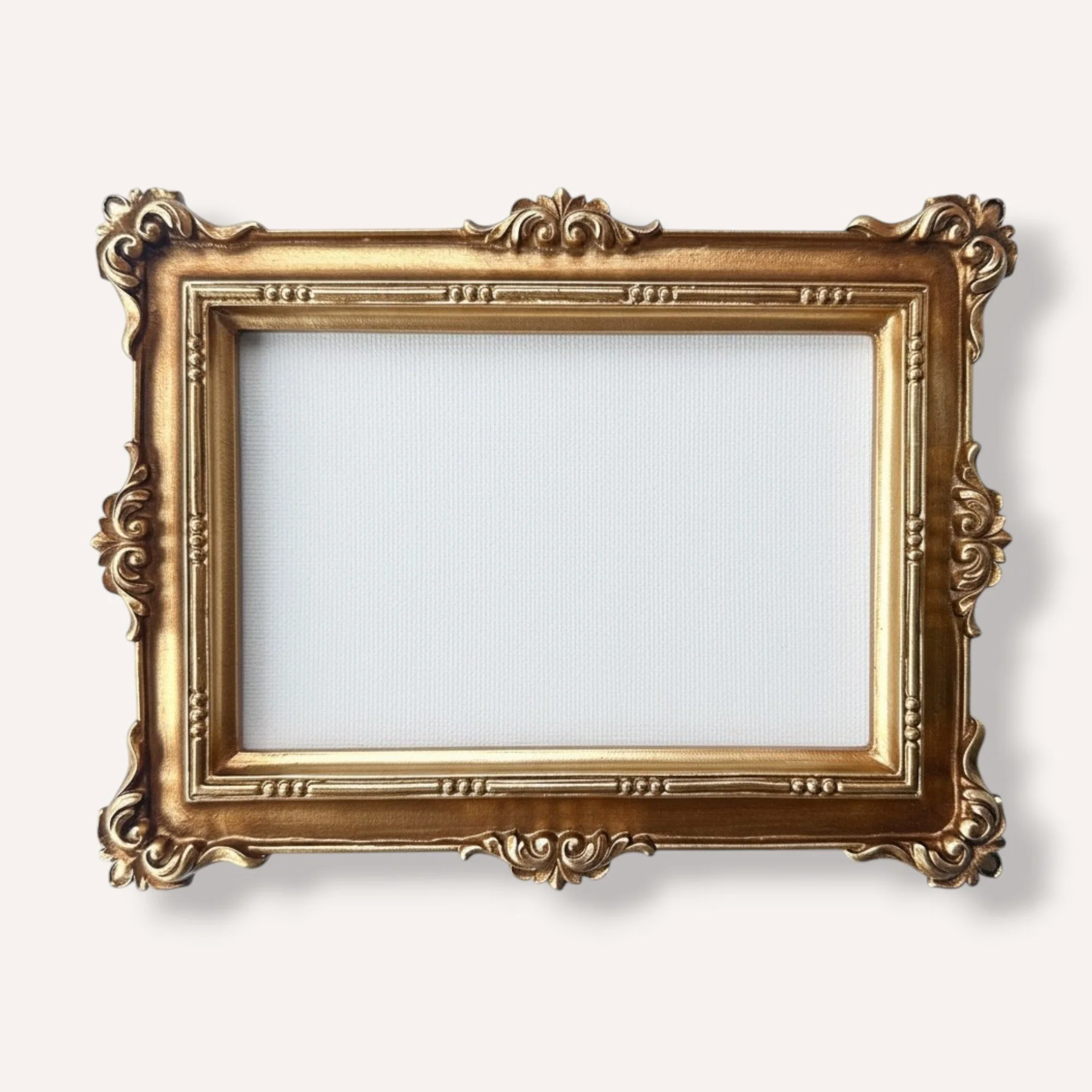 4x6 Antique Gold Style Frame Add-On • Add-On Only