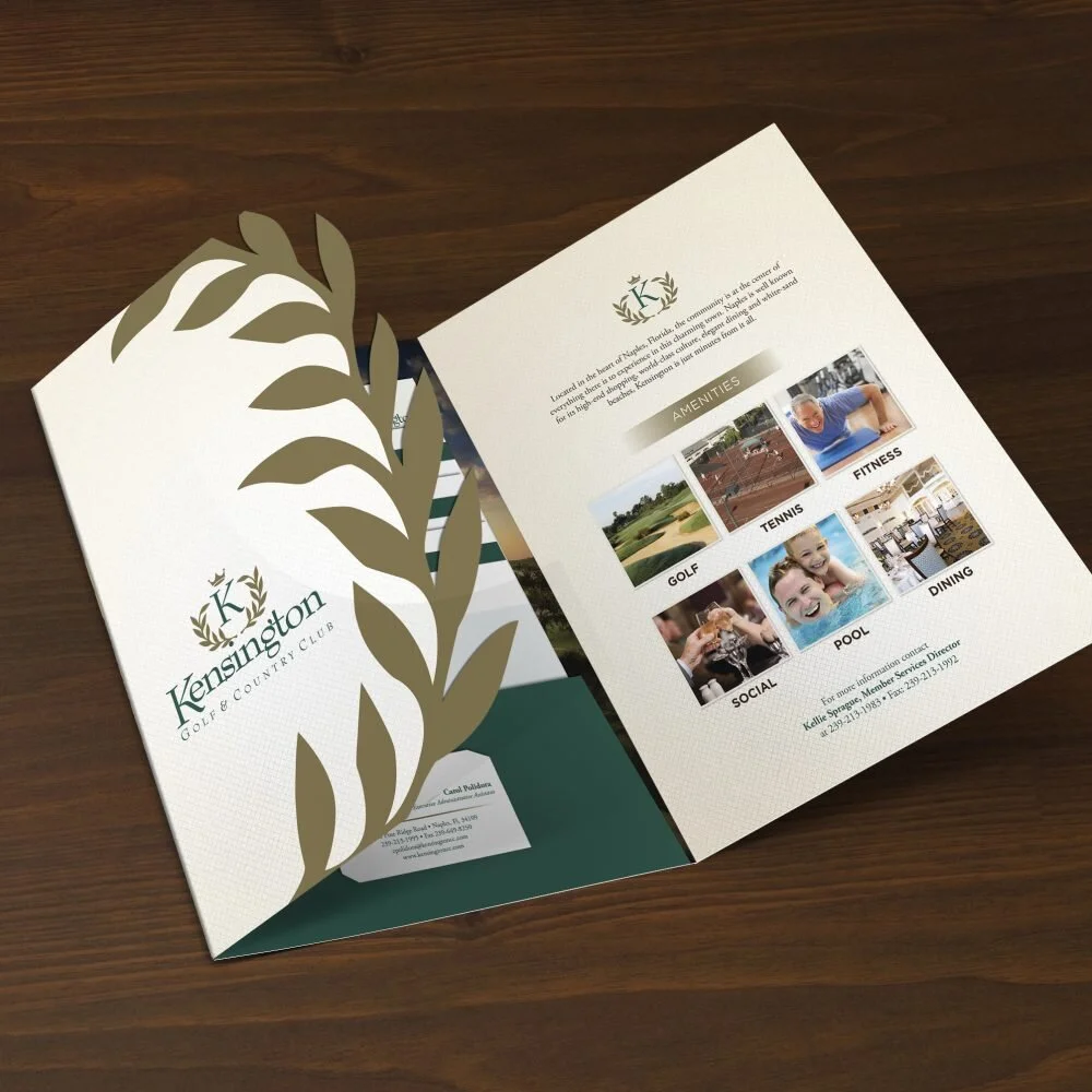 Kensington Golf and Country Club Membership Brochure - Award-Winning Design