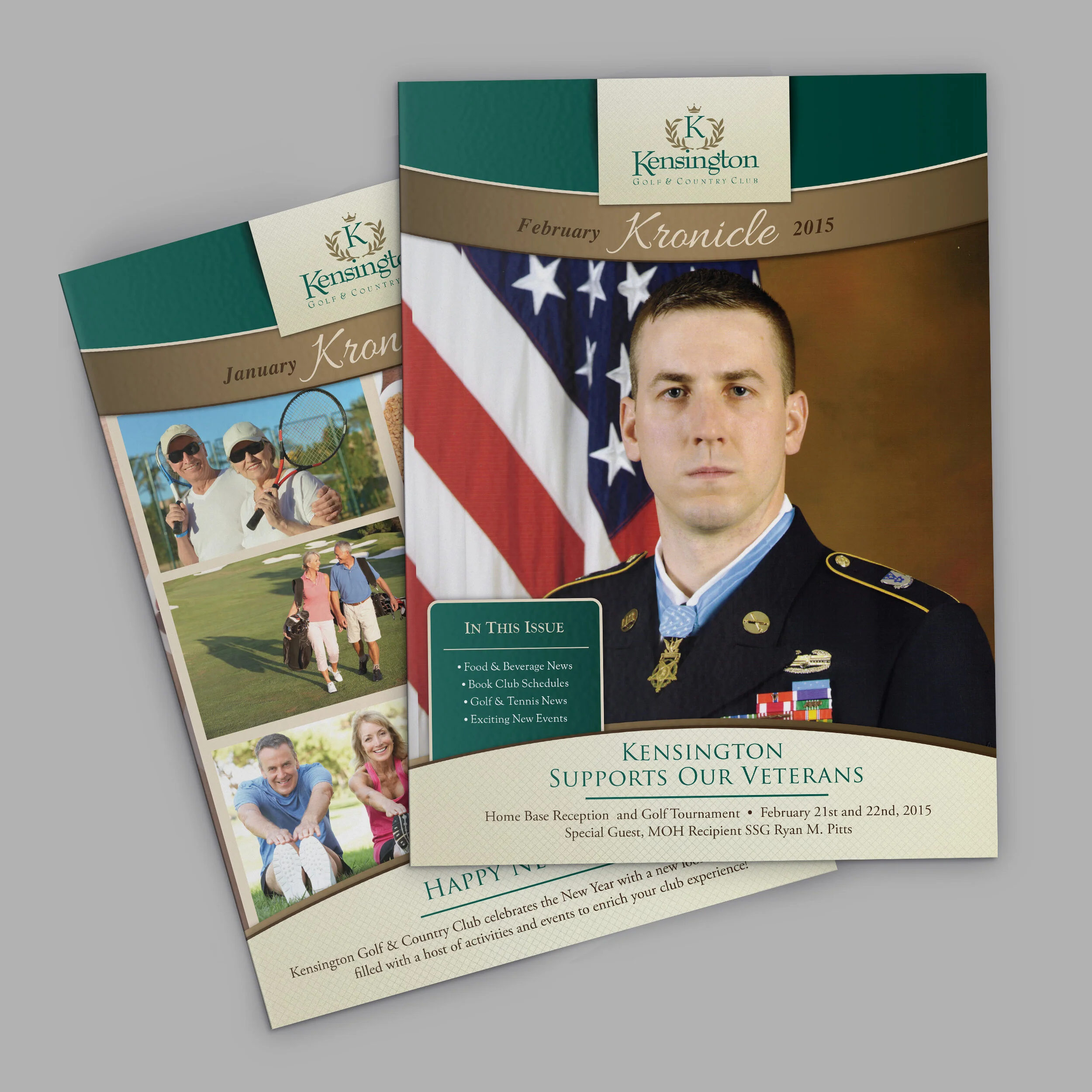 Kensington Golf & Country Club Newsletter Design
