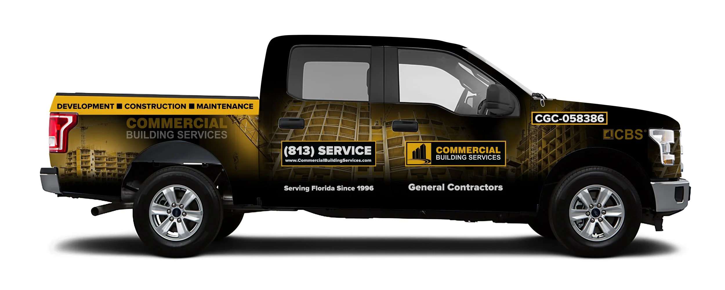 Commercial Building Service | Truck Wrap Design
