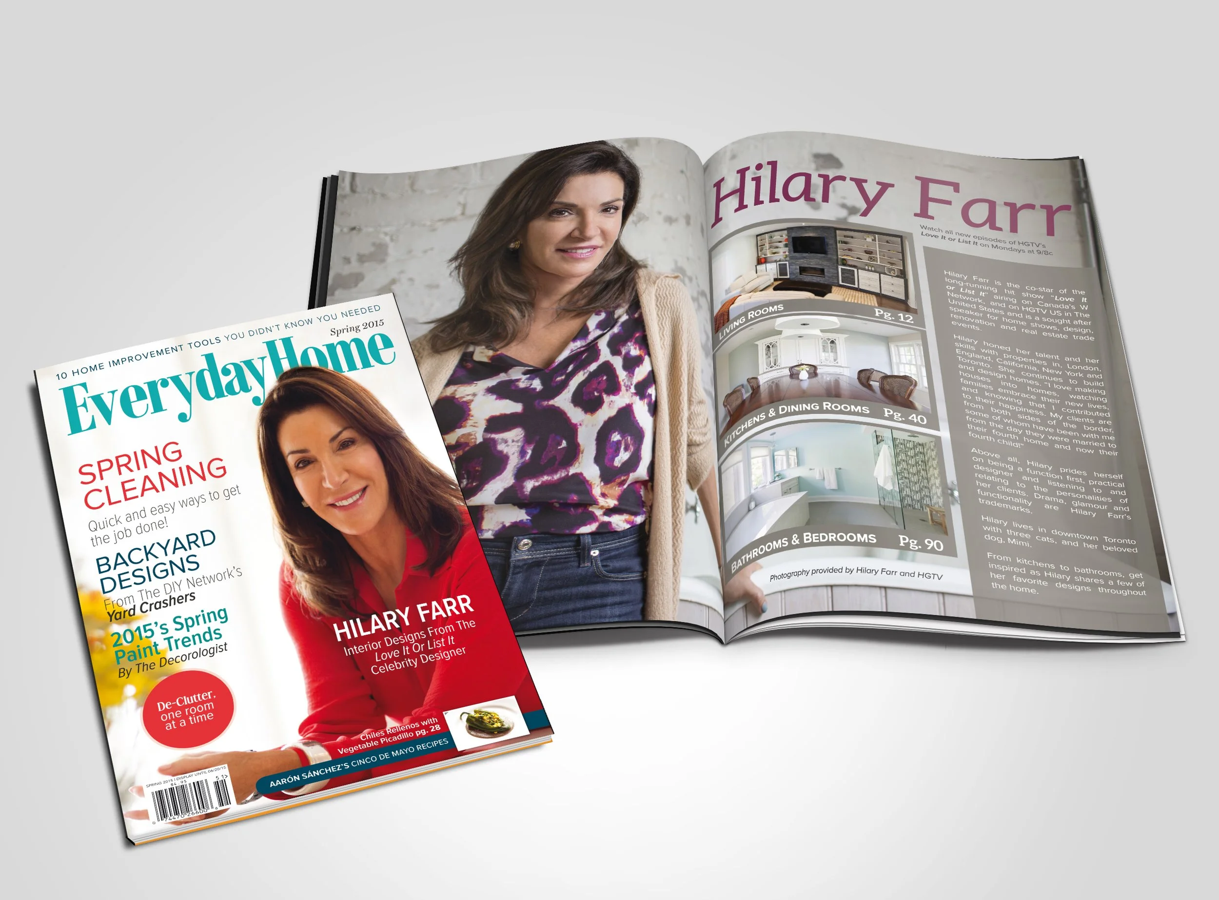 David Jacobs Publishing | Everyday Home Magazine Layout Design