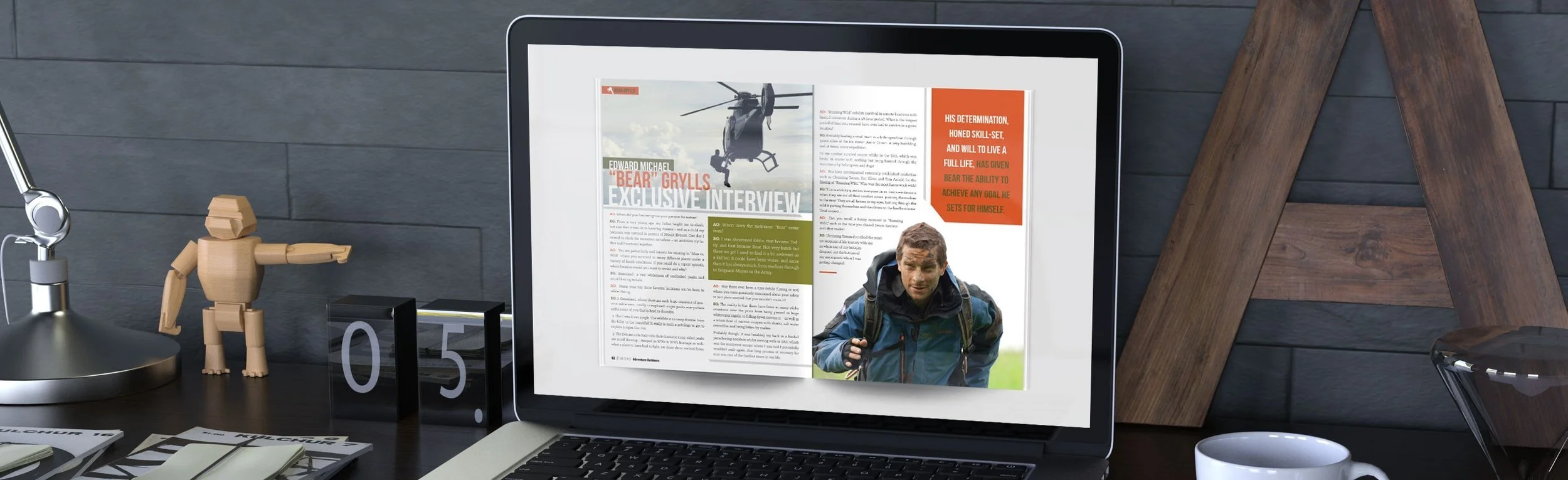 David Jacobs Publishing | Adventure Outdoors Magazine Design