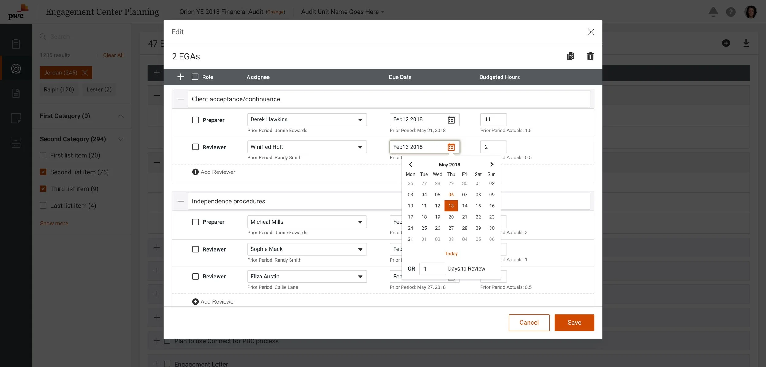 Quick project status updates