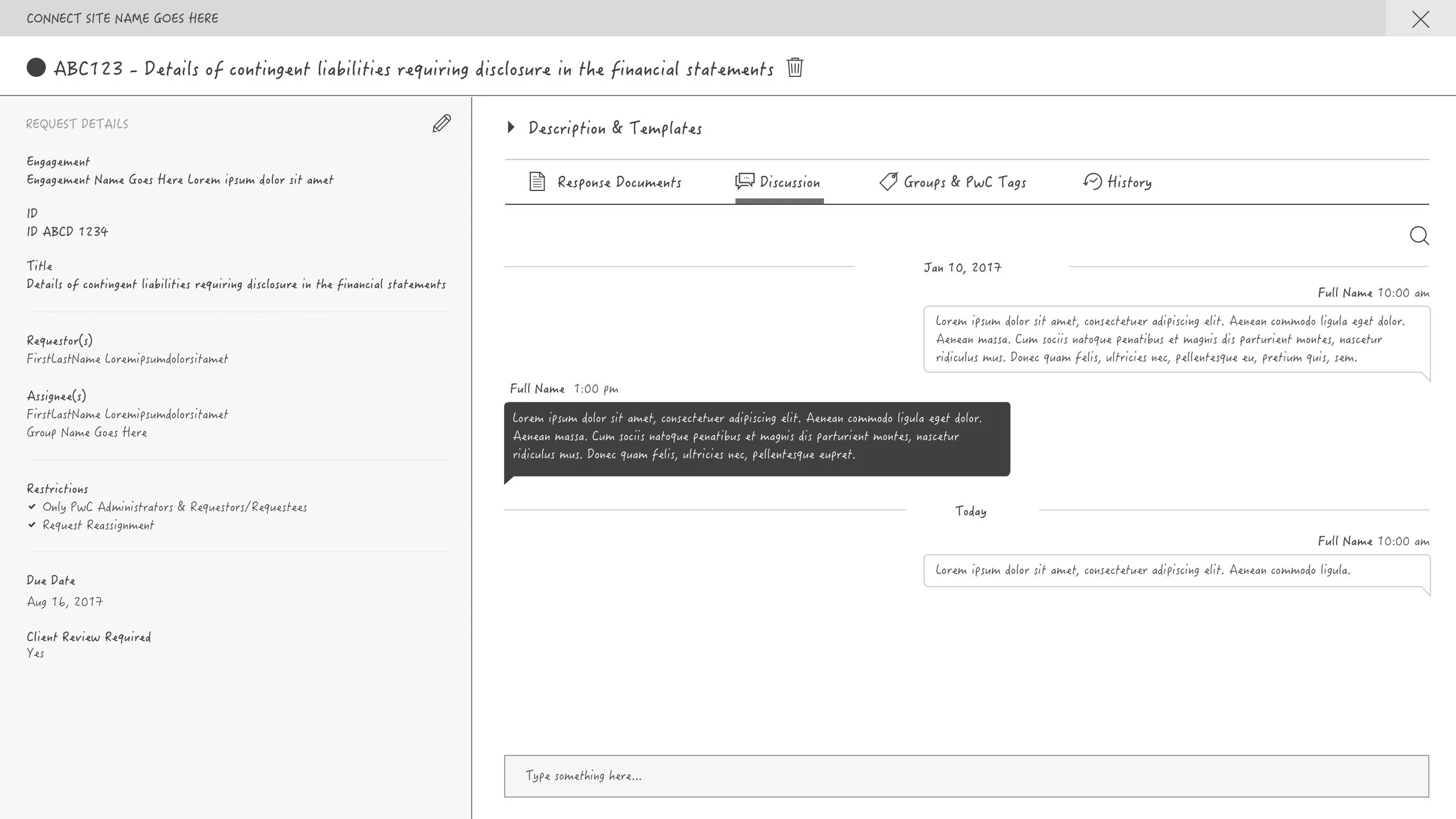 PwC Connect - Discussions