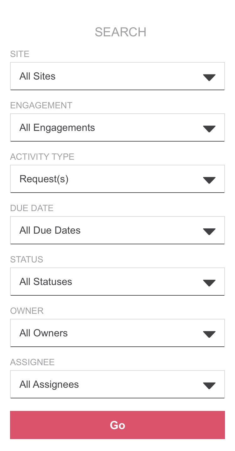 PwC Connect Mobile - Search