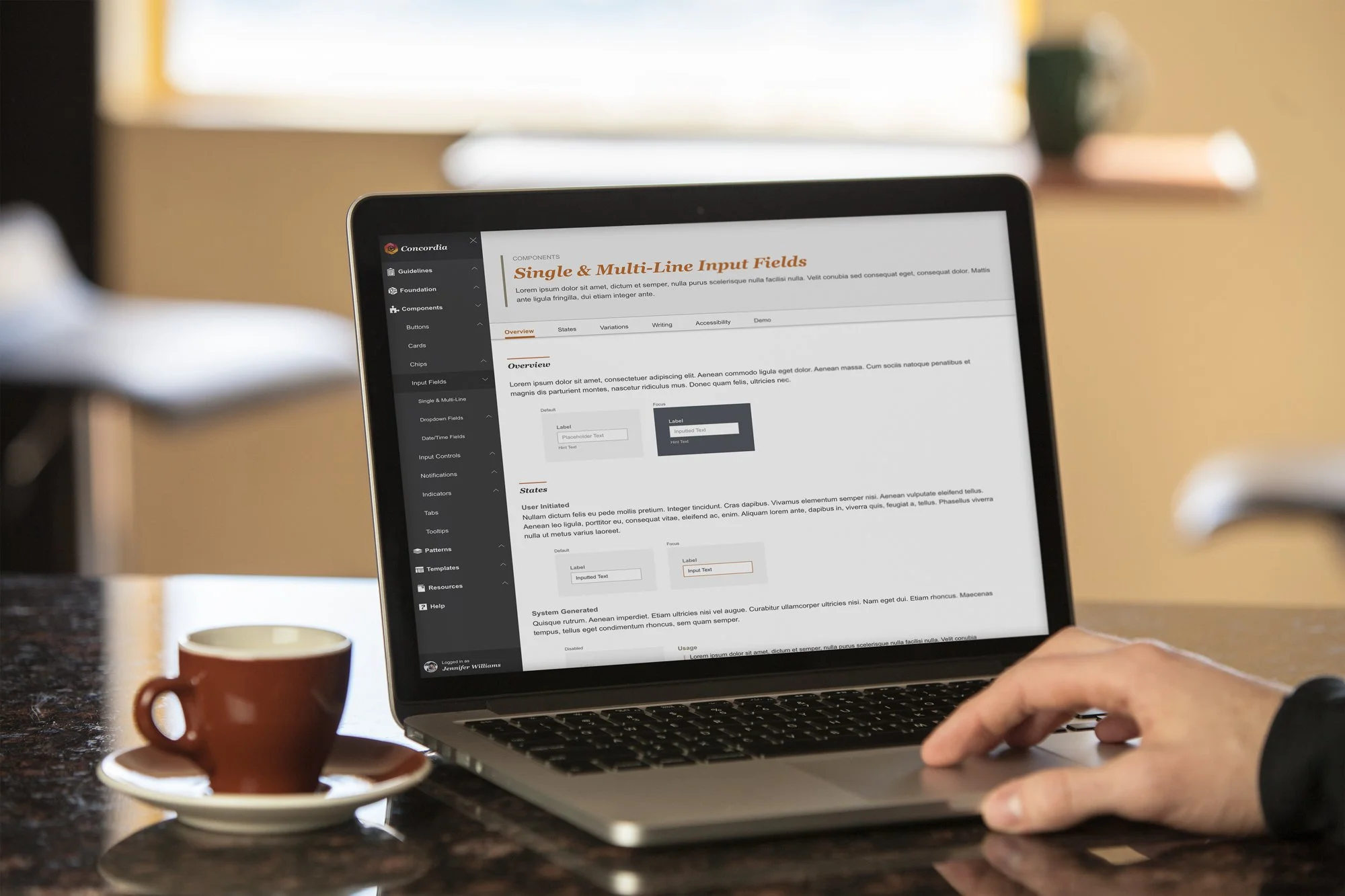 The website developed as the resource hub