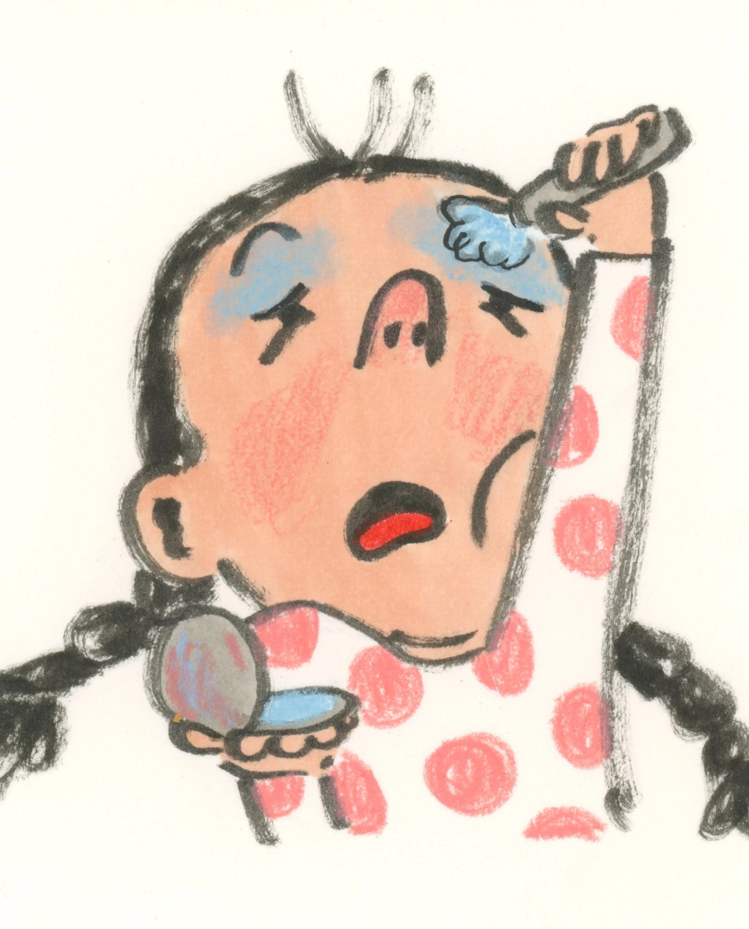 Mom has the best makeup 💅🏼

#kidlitart #picturebookillustration #comicart #kidlitillustration