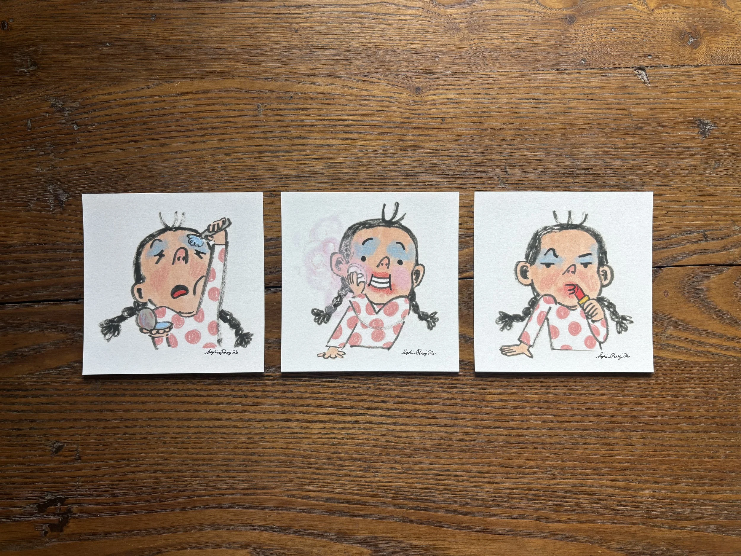 Mom's Makeup Prints (Set of 3)