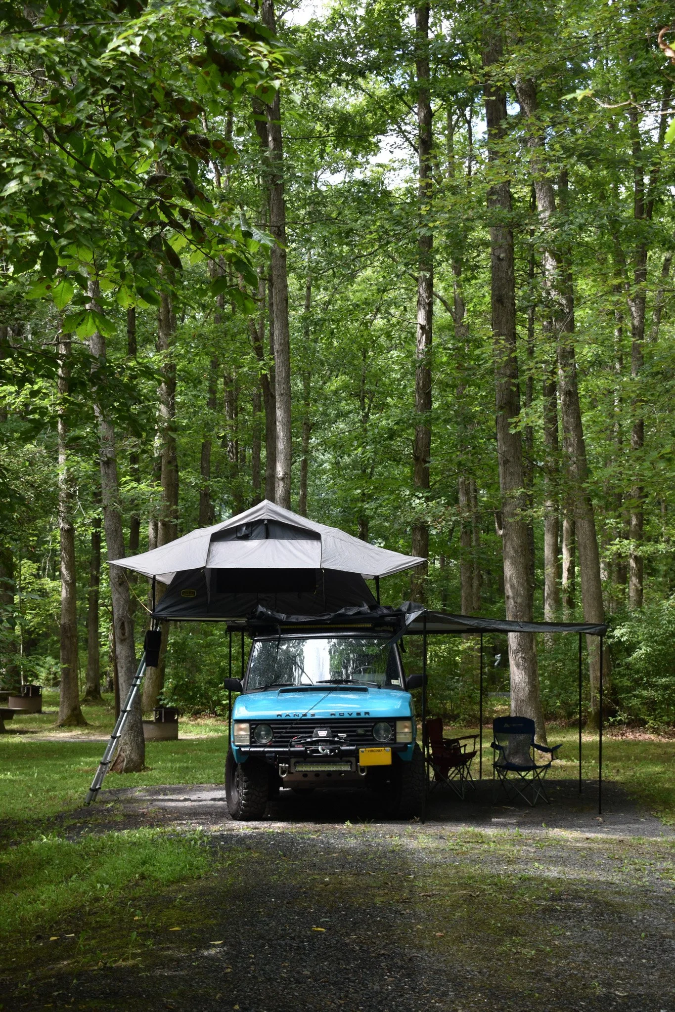 Miami Blue 1992 Range Rover Overlander