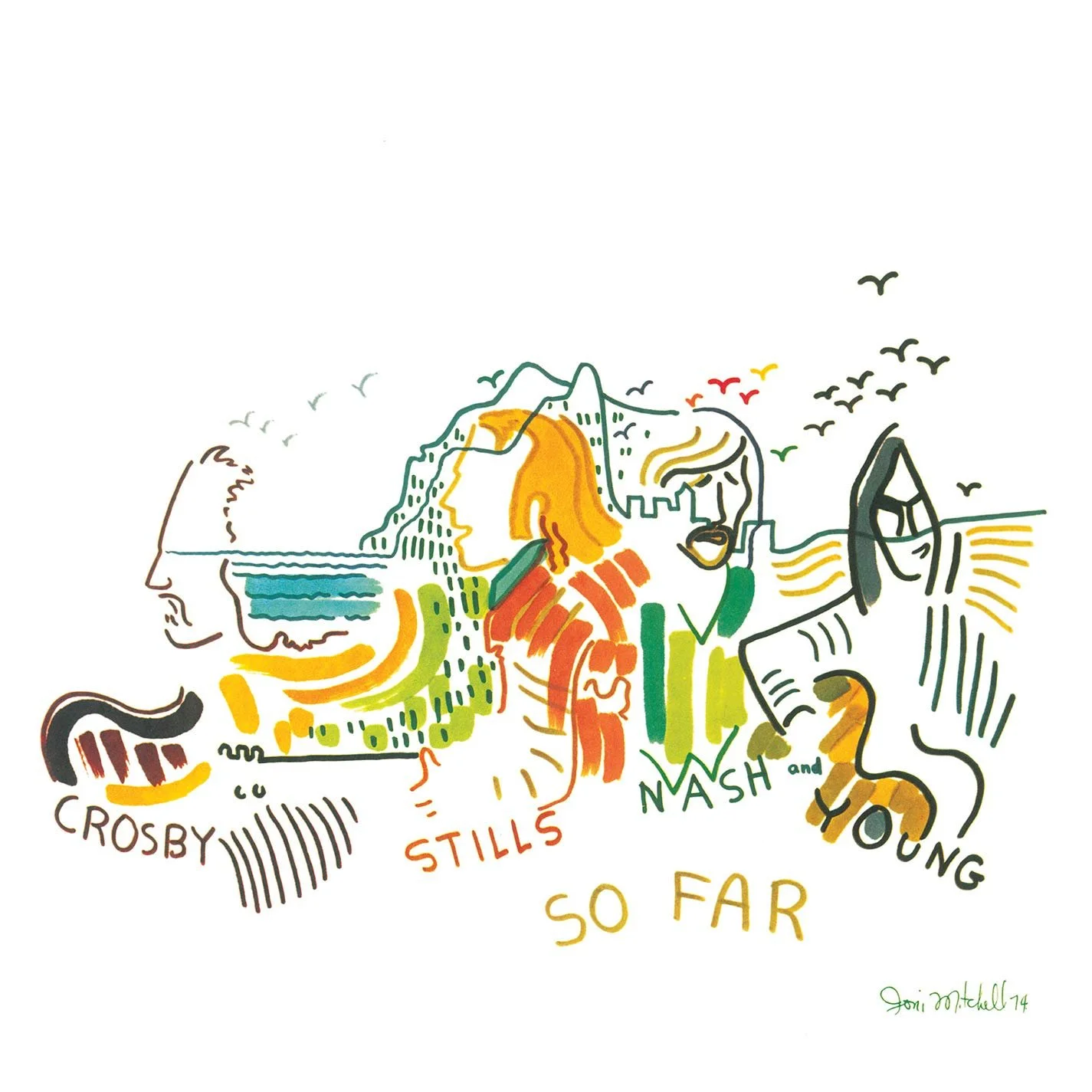 Crosby, Stills, Nash & Young - "So Far" Vinyl Record