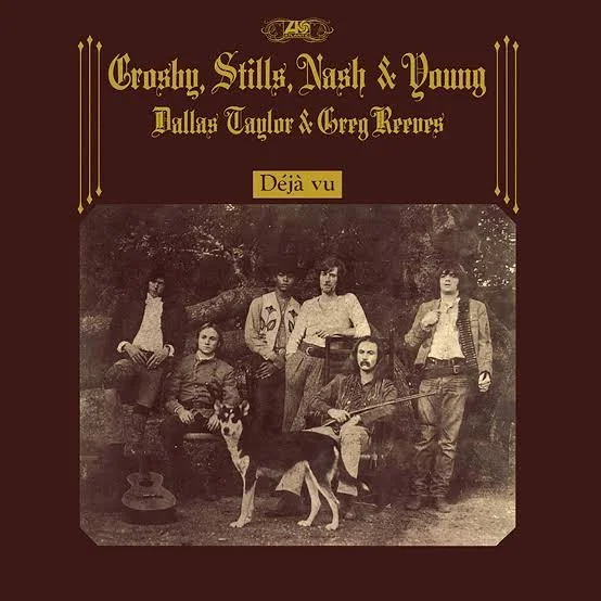 Crosby, Stills, Nash, & Young - Deja Vu Vinyl Record Red Label