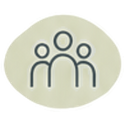 People icon representing a group or community