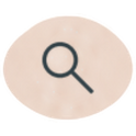 Magnifying glass search icon