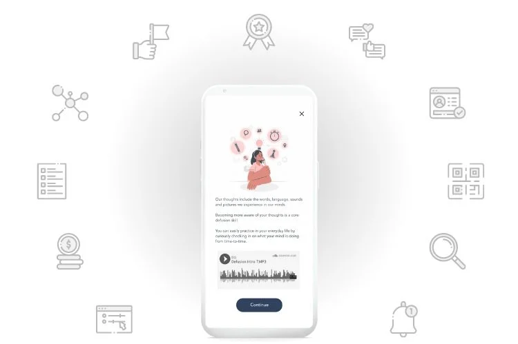 Build it. Sustain it. (BiSi) app, an intervention app to develop psychological resilience in medical students, created by the University of Newcastle using Cogniss to reduce burnout risks.